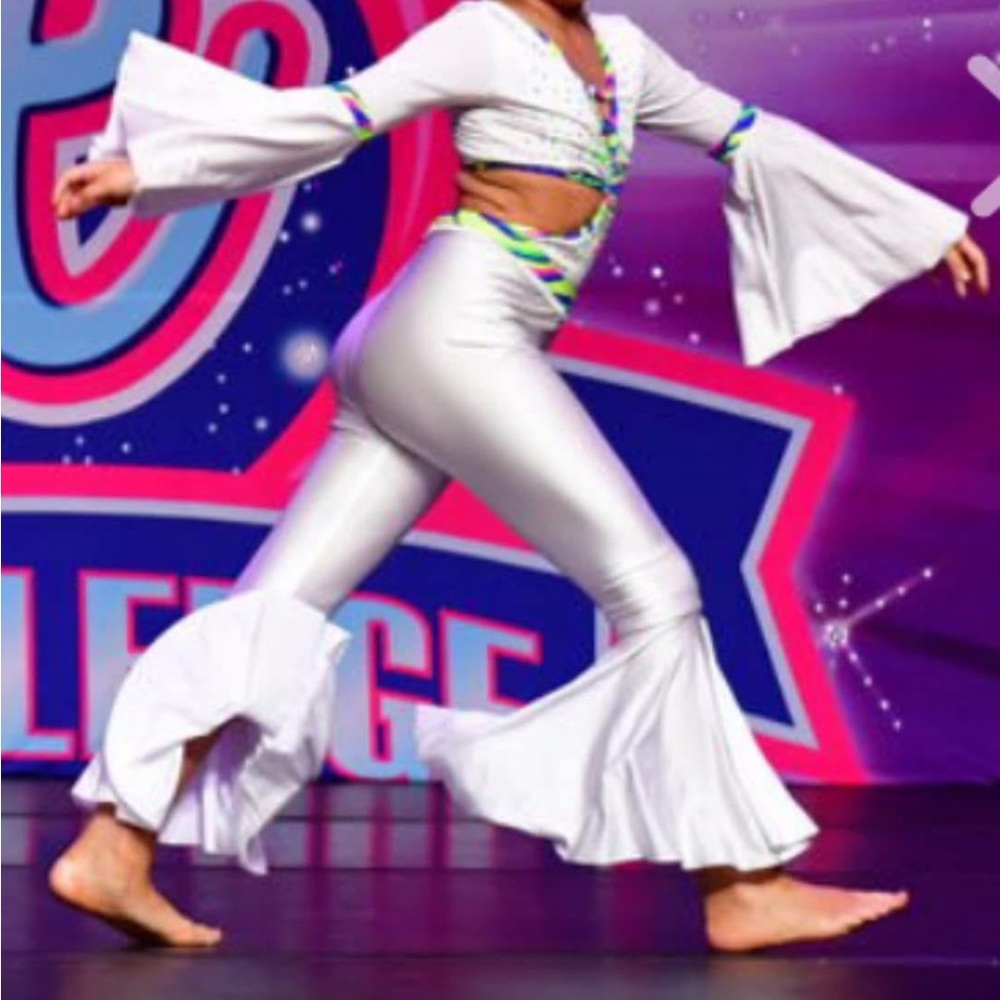 70’s Kids Dance Costume with Flared Sleeves and legs